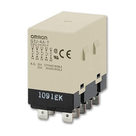 OMRON G7J-4A-T 24VDC G7J-4A-T 24VDC G7J 1094F G7J4AT24DC OMRON 4NA 25A